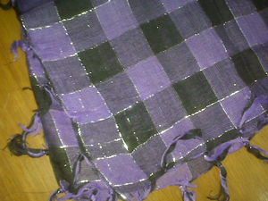 Bufanda cuadrada a cuadros de moda Cómodo hilo teñido Sombreros para adultos para primavera Nuevo diseño - Product Image 4