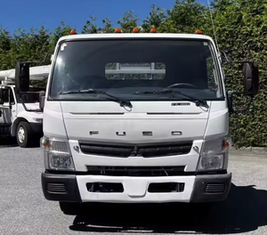 Listo para Trabajar, Usado en 2013, Mitsubishi Fuso FE160, Plataforma Plana de 14 Pies, Diésel, Bajo Kilometraje - Product Image 2