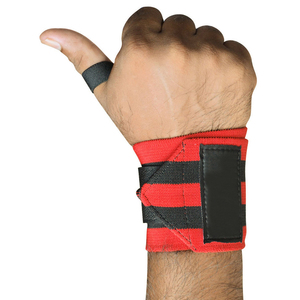 Sangles de poignet personnalisées OEM pour haltérophilie et musculation avec fermeture auto-agrippante en coton, unisexe, pour entraînement de force et utilisation en salle de sport - Product Image 2