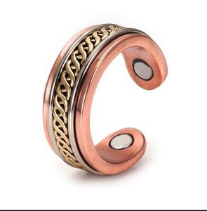 Nuevo Anillo de Dedo de Cobre Ligero Bordado a Mano de Lujo, Talla Personalizable, Color Natural, Vintage, Ancho de Banda de 10-19 mm - Product Image 5