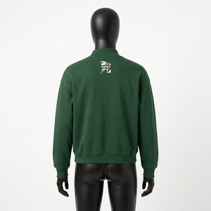 Sudadera de cuello alto oversize de invierno, estilo urbano, superventas, para hombre y mujer, con logo personalizado, OEM, venta al por mayor, 100% algodón. - Product Image 6