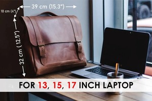 Bolsa para portátil de cuero de alta calidad, buen diseño, material duradero, portátil, para venta en línea, en grandes cantidades. - Product Image 3