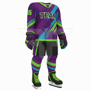 Nouveau style Maillot de hockey sur glace pour l'entraînement de football Maillot de hockey sur glace de qualité supérieure Ensemble de maillots de hockey sur glace Maillots de sport imprimés par transfert - Product Image 2