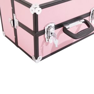 Valigetta in Lega di Alluminio SM 2083 Rosa YS per Cosmetici e Gioielli - Product Image 3