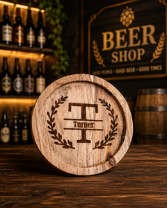 Handcrafted Wooden Round <b>Coaster</b> Set of 4 – Natural Wood <b>Drink</b> <b>Coasters</b> Stylish Tabletop Protection - Product Image 2