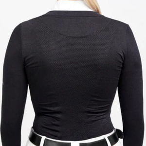 Chemise de compétition équestre de haute qualité, extensible dans 4 directions, en tissu technique doux au toucher, idéale pour la compétition et les spectacles. - Product Image 3