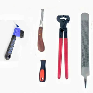 Juego de Herramientas de Herrador para Recorte de Herraduras, Incluye Lima para Pezuñas, Cortaúñas para Caballos, Cuchillo, Cepillo, Profesional 5 en 1 - Product Image 3