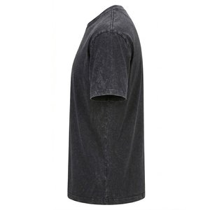 OEM Wholesale Custom Printed Logo Men's <b>Acid</b> Washed <b>Drop</b> Shoulder Oversized T-Shirts Premium Quality Thick Cotton Blank Tees Men - Product Image 3