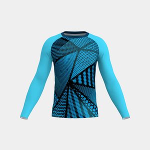 Rash Guard for Men Long Sleeve BJJ MMA <b>Compression</b> <b>Shirt</b> Grappling Top USA Europe Wholesale Market - Product Image 1