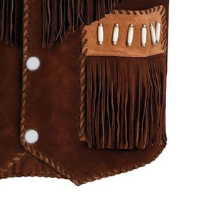 New Arrival Men High Quality Body Warmer Suede Leather Vest Vintage Brown Waist Coats for Men Fashion Wear - Product Image 5