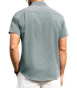 T-shirts en coton 100 % tricoté à col rond imprimé pour hommes, collection été 2025 – Vente en gros, haute qualité, manches courtes, respirants, personnalisables avec logo - Product Image 2