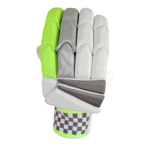 Vente directe d'usine - Gants de cricket en cuir durables et écologiques, forte adhérence, pour entraînement, main droite/gauche, fermeture auto-agrippante - Product Image 4
