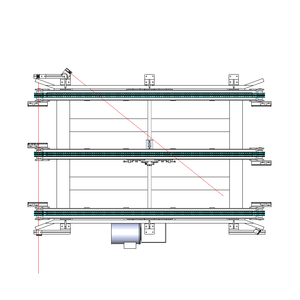 Convoyeur à chaîne triple brin en acier inoxydable/alliage d'aluminium pour l'automatisation des entrepôts logistiques, la manutention industrielle des matériaux, 1 tonne - Product Image 2