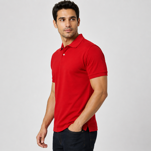 Polo homme tendance avec un design moderne, tissu doux, facile à porter, parfait pour le streetwear et les tenues quotidiennes, élégant et stylé. - Product Image 2