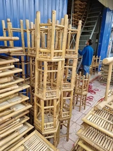 เก้าอี้พับไม้ไผ่ขายส่ง น้ำหนักเบา สำหรับระเบียง สวน คาเฟ่ เฟอร์นิเจอร์ Kingcraftviet รับผลิตแบบ OEM ODM - Product Image 4