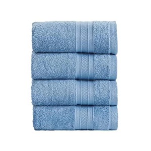 Juego de Toallas de Baño Premium 100% Algodón, Color Gris Sólido, Rectangulares, Tejidas, Suaves, Absorbentes, de Secado Rápido, Estilo Liso, Marca Personalizada, para Uso en la Playa - Product Image 5