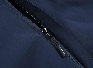 Chaqueta Cortavientos de Invierno Larga para Hombre, Diseño de Marca, con Capucha, Cuello Alto, Estilo Vintage, Impermeable y Resistente al Viento - Product Image 3