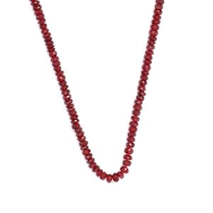 Cuentas facetadas de rubí rojo de 3.5 mm para la fabricación de joyas, hilo de cuentas para pulseras y collares DIY, cuentas de piedras preciosas - Product Image 3