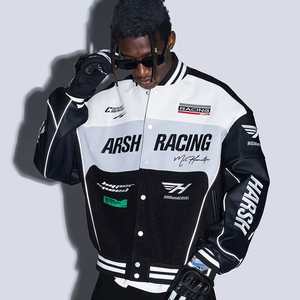 Custom Stitches Embroidery <b>Patches</b> Logo Patchwork Wool Leather Vintage Bomber - Product Image 2