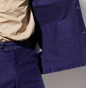 เสื้อแจ็คเก็ตผ้าแคนวาสหนาน้ำหนักมากสำหรับผู้ชาย เสื้อแจ็คเก็ตบอมเบอร์กันน้ำแบบดีทรอยต์ เสื้อแจ็คเก็ตคนงานแบบระบายอากาศได้ ขนาดใหญ่พิเศษ  สั่งทำได้ - Product Image 5