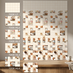 Azulejos de Pared Cerámicos Esmaltados con Nuevo Diseño, Resistentes al Fuego, Impermeables, Bajo Precio, Varios Tamaños 250x375mm, Acabado Brillante, para Baño y Cocina - Product Image 6