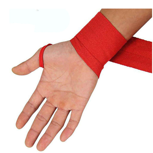 Bandages de boxe personnalisés avec logo et bandages de protection en coton pour entraînement de kickboxing, Muay Thai, MMA et autres sports, toutes couleurs - Product Image 2