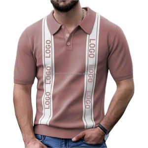 Camisetas Polo de hombre de peso pesado 280gsm, ropa de calle, camiseta Polo con logotipo personalizado en blanco, transpirable, precio a granel, ropa informal para hombre - Product Image 3
