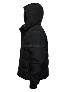 <b>Top</b> Selling Best Quality Lightweight Windproof Eco-Friendly Stand Polyester Hooded Zipper Closure Quilted Winter Jacket Men - Product Image 5