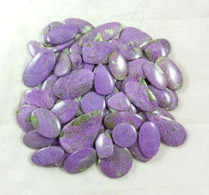 Natural Stichtite Loose Gemstones Wholesale Supplier Cabochons for Jewelry Making - Product Image 5