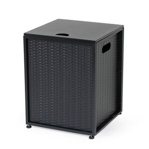 Cubierta de Tanque de Propano con Superficie de Mimbre Tejido Imitación Ratán - Product Image 1