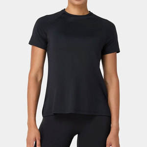 Camiseta Deportiva de Verano para Mujer, Unisex, de Manga Corta, con Mangas Acampanadas, Absorbente de Humedad, de Color Sólido, Ajustada, Personalizada - Product Image 1