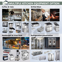 Cuisine modulaire préfabriquée de 20 pieds pour restauration rapide avec structure en acier durable et équipement de cuisson commercial intégré