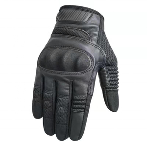 Guantes de Cuero Negros de Invierno Personalizados con Pantalla Táctil Completa, Antideslizantes, para Motocicleta, Resistentes a Impactos, Impermeables y Ligeros - Product Image 5