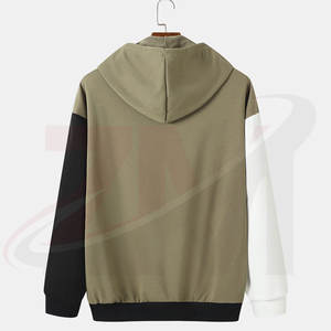 เสื้อฮู้ดดี้ผู้ชายคุณภาพสูง ผ้าฝ้ายฟลีซ 100% ราคาโรงงาน แห้งเร็ว สวมใส่สบาย สไตล์สตรีท สำหรับฤดูหนาว - Product Image 2