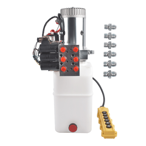 Centralina Idraulica da 6 Litri 12V DC a 6 Vie a Doppio Effetto, Nuova Condizione, Valvole in Acciaio al Carbonio per Rimorchi Ribaltabili e Sollevatori a Forbice - Product Image 2