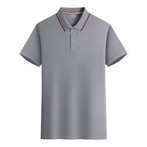 Polo à manches courtes pour homme, col rond, tendance, nouvelle collection automne, design personnalisé avec logo OEM - Product Image 3
