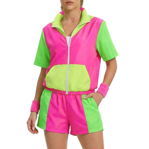 Ensemble short coupe-vent léger pour femme, vêtements de sport personnalisés, ensemble deux pièces pour la course à pied, l'entraînement, les loisirs et les activités de plein air - Product Image 5