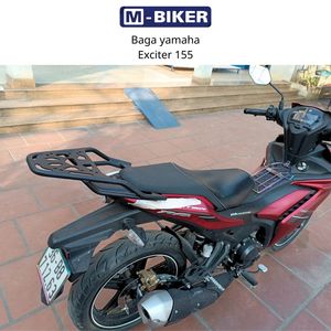 Single Luggage <b>Rack</b> Saddlebags Yamaha Exciter 155 Motorcycle-NEW Premium Quality High-class Steel 3kg CNC Luggage Accessories - Product Image 6