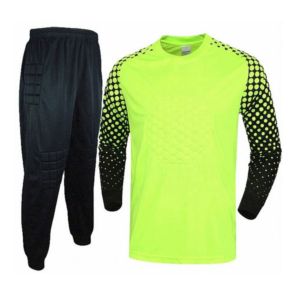 Custom Made Goalkeeper Uniform Wholesale Soccer Goalie Jersey With <b>Padded</b> Protection Shorts And Socks For Team Football - Product Image 4