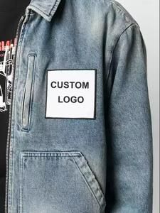100% Cotton Denim Jackets Men Casual Solid Color Jacket for Men Style High Quality Men Clothing Denim Jacket - Product Image 4