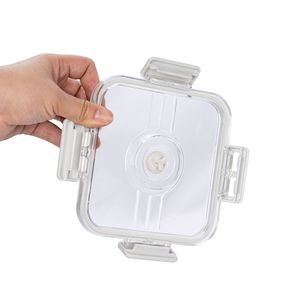 Lot de 3 boîtes alimentaires carrées Hokori, sans BPA, hermétiques, en plastique, avec couvercles - Product Image 4