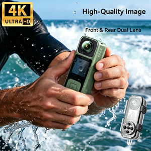 IFA03 Q2 Caméra d'action 4K légère anti-vibrations pour activités de plein air, mini caméra d'action portable, caméra d'action étanche - Product Image 4