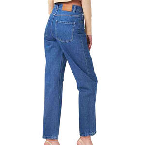 Jeans de Mezclilla con Cintura Elástica para Mujer, Logotipo Personalizado, Colección Streetwear, Servicio OEM ODM, Todas las Temporadas - Product Image 3