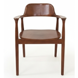 Chaise de salle à manger scandinave moderne en teck massif, durable et écologique, de haute qualité, pour restaurant, hôtel, bar, achat en gros, élégante - Product Image 2