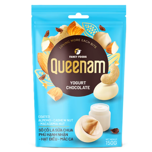 Dragées au chocolat enrobées de yaourt, amandes, noix de cajou et noix de macadamia, 150g, bonbons et snacks, vente directe usine, OEM/ODM, certifiées HALAL - Product Image 1