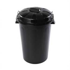 Cubo de Basura Negro de 100L, Contenedor de Residuos - Product Image 1