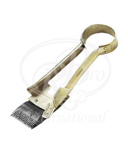 Tondeuse à poils pour animaux à une main, acier nickelé, longueur totale 9,5 pouces, autres instruments vétérinaires - Product Image 1