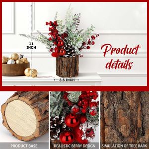 <b>Tabletop</b> Christmas <b>Tree</b> Festive Christmas Decorations for Home or Office - Product Image 1