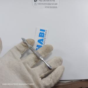 Empujador de Cutículas de Acero Inoxidable 440C de Doble Punta con Mango Largo, Logotipo Personalizado, Reutilizable, Instrumento de Belleza para Manicura y Pedicura, Eliminador de Callos - Product Image 5