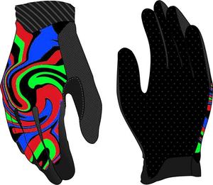 Customized Breathable Non-Slip Quick Drying Motocross Racing Gloves Windproof Dirt <b>Bike</b> Downhill Mountain Outdoor Racing Sports - Product Image 3